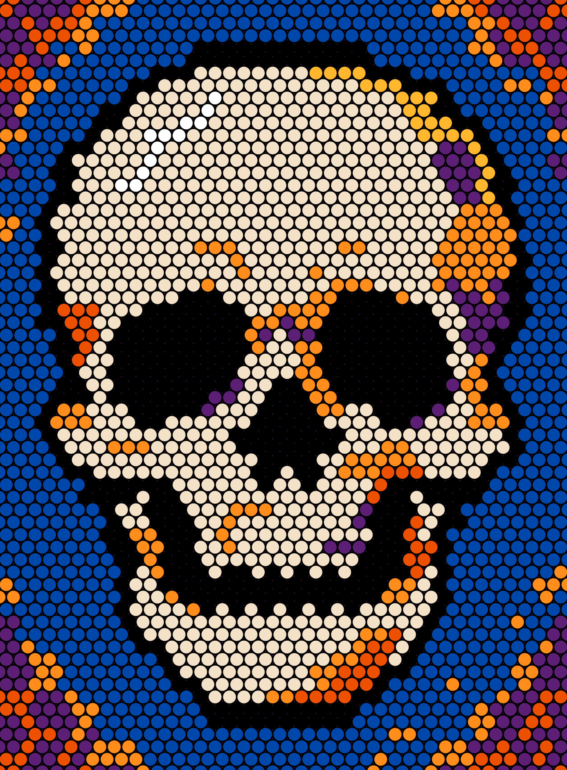 100 Color by Number Pixel Mysteries crane