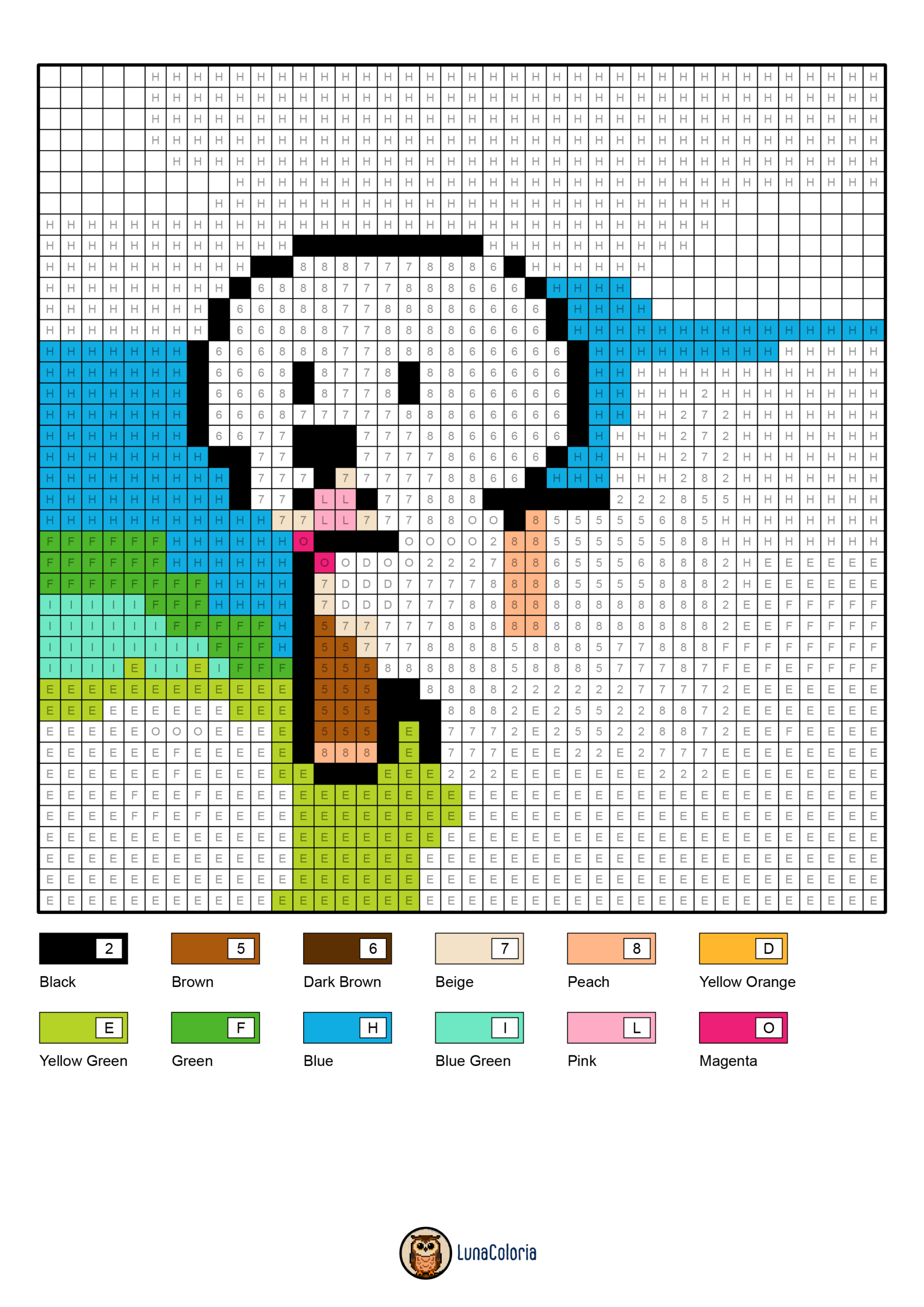 Petit Chien Demi Revele A4 Colored Numbers Palette 01 01 1 Scaled