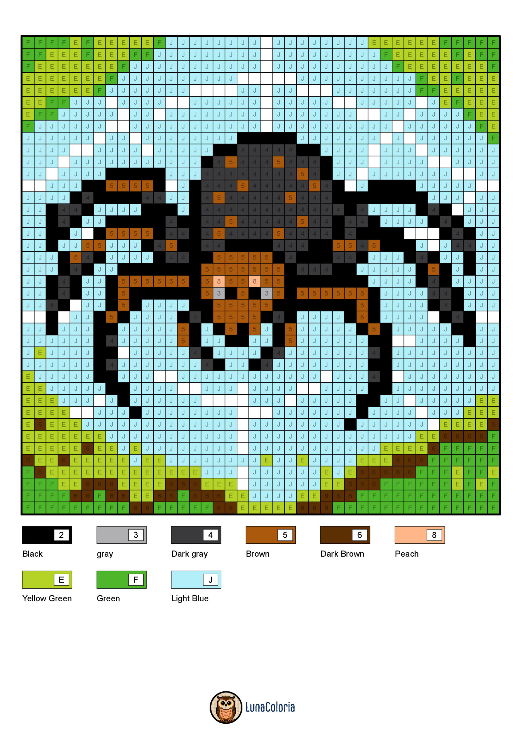 Spider A4 Colored Numbers Palette 1 Scaled