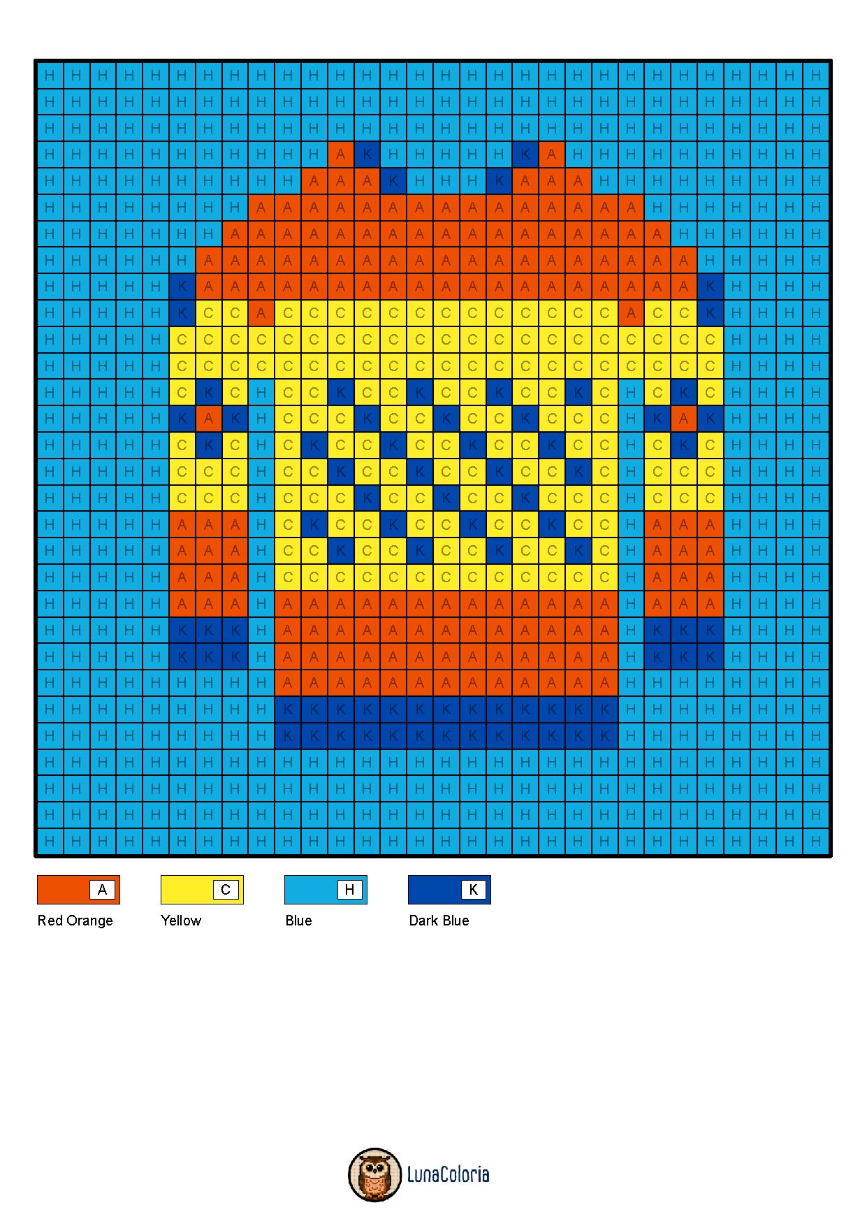 Sweater A4 Colored Numbers Palette 01