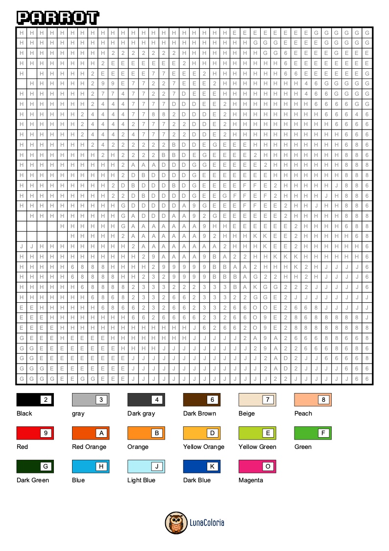Insta Pinterest Facebook Numbers Palette