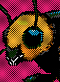 tête abeille